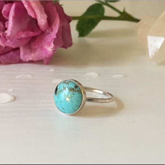Handmade Jewelry - Robin Egg Blue Turquoise Silver Ring  6
